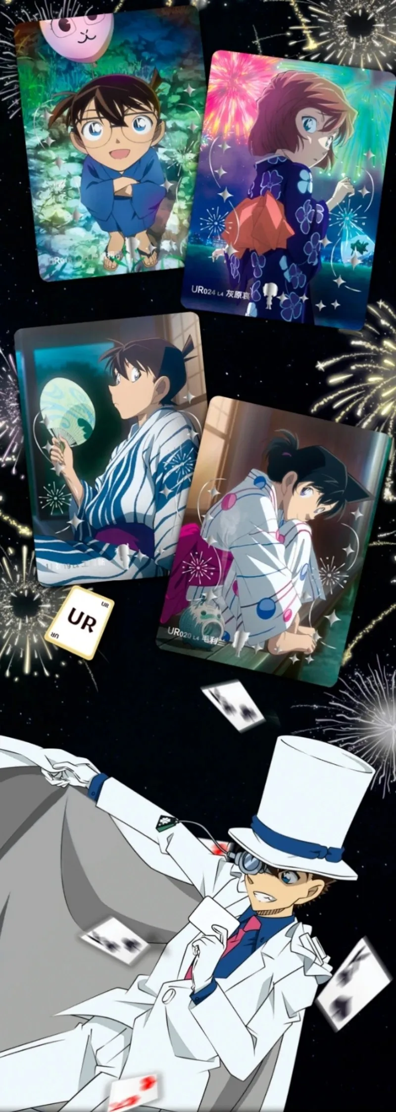 KAYOU Echte Detektiv Conan Karte Name Denken Reveal Paket Halloween Thema Kuroba Kaito Anime Sammlung Karten Spielzeug Geschenke – Detail 28