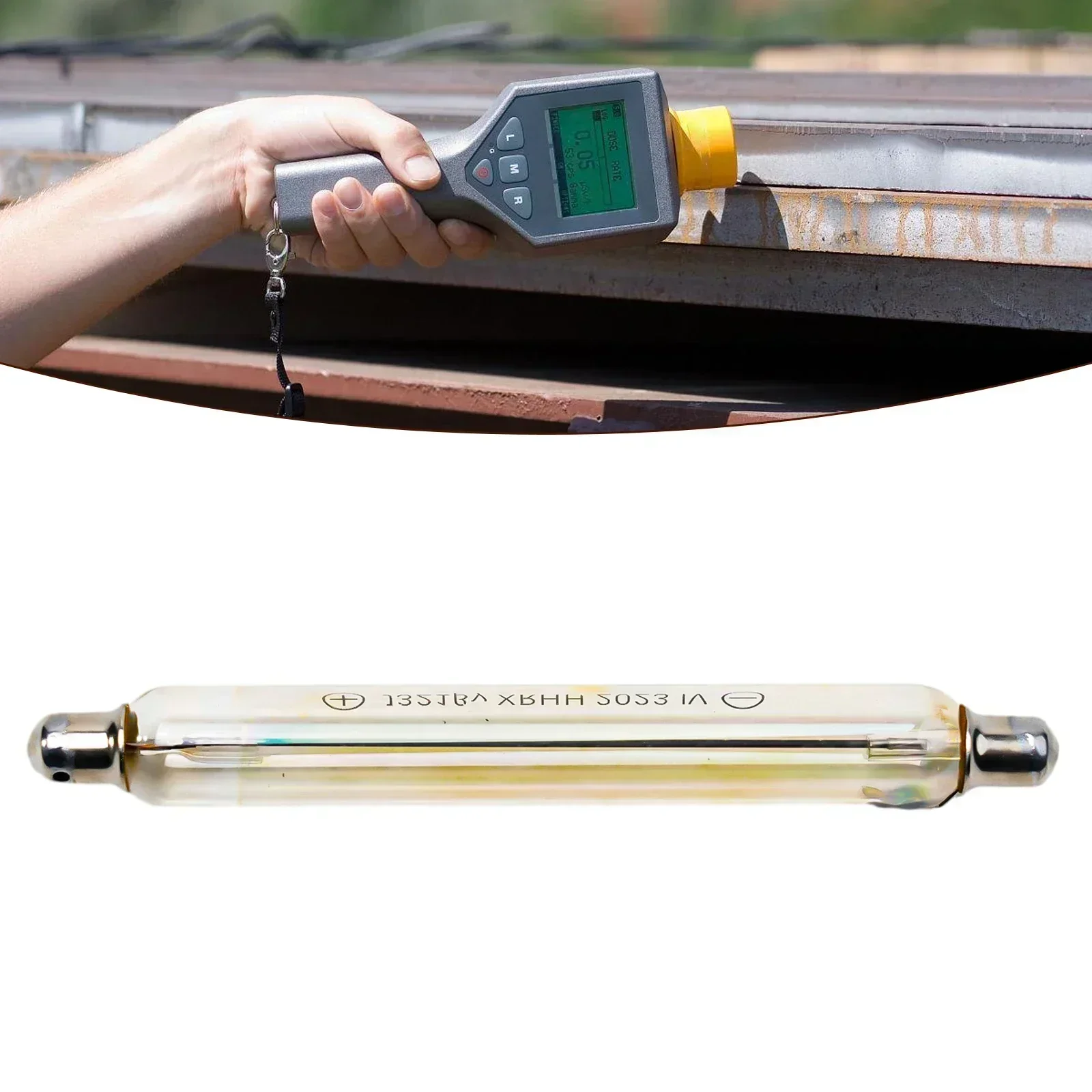 1pcs Geiger Counter Nuclear Radiation Detector M4011 Geiger Hard Tube Kit 380V 110mm Length Radiation Detectors