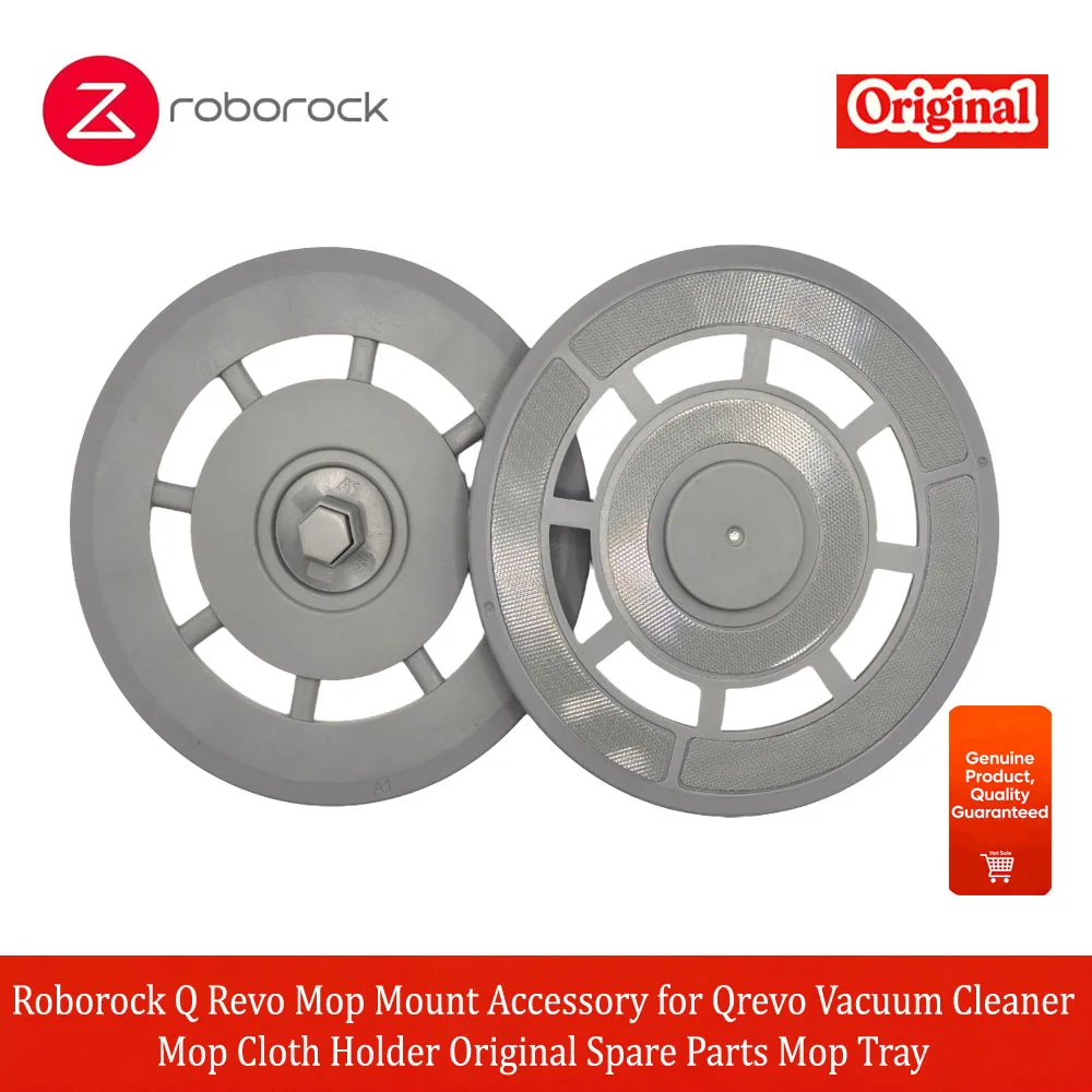 Acessório Original Roborock Q Revo: Suporte para Mop para Aspirador Qrevo, Suporte para Pano de Mop, Peças de Reposição Originais, Bandeja para Mop