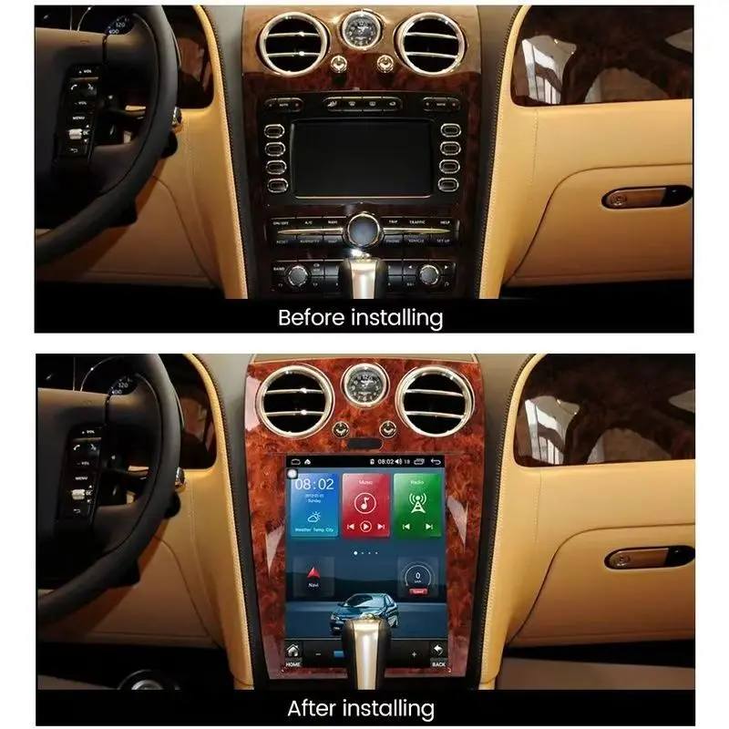 

12.1" 8+256GB Android 13 Screen for Bentley Flying Spur Continental 2004-2017 GPS Navigation Car Audio Radio Stereo Unit