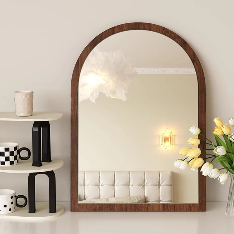 

Makeup Mirror Floor Mirrors Large Full Body Room Design Aesthetic Decoration Standing Korean Interior espejo neon Wall Tabletop