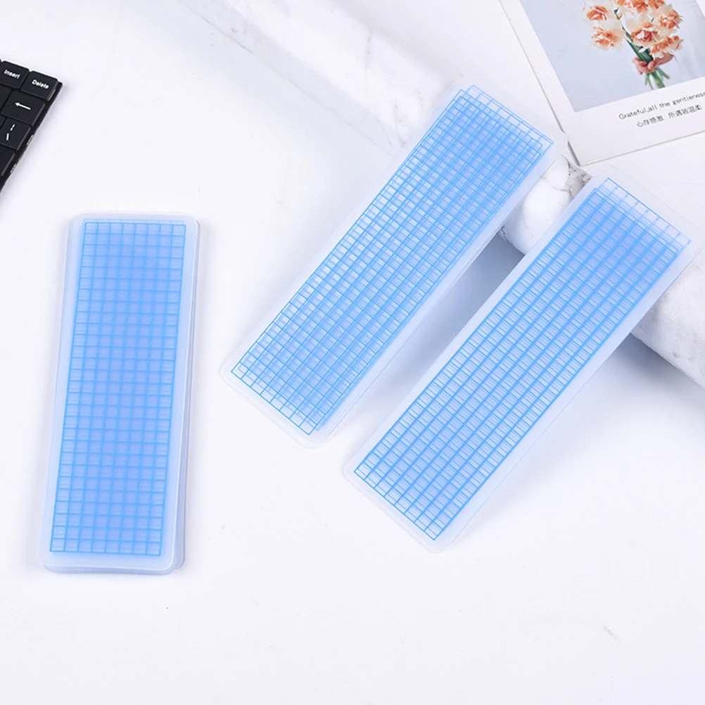 

40pcs Tape Washi Tape Organizer Boards Thick Plastic Cards 5x15mm Round Washi Cards Corner Portable Practical