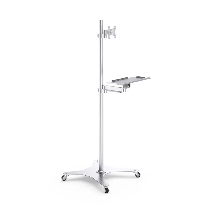 Floor-to-ceiling series monitor bracket, industrial aluminum alloy computer support frame integrated machine equipment