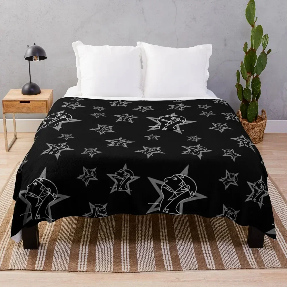 

Sister of Mercy - Goth Star Throw Blanket Fluffy Cozy Throw Blanket for Home Decor