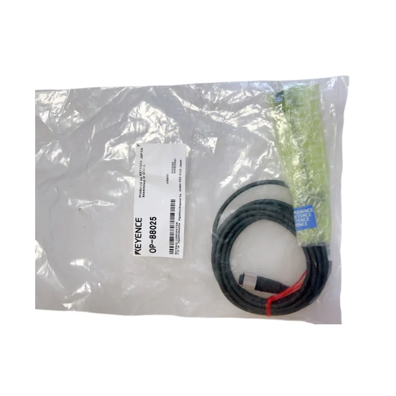 KEYENCE OP-88025 OP-88026 OP-88042 OP-88043 Sensor Controller Cable M12 Linear 2m for Signal Processing in Stock