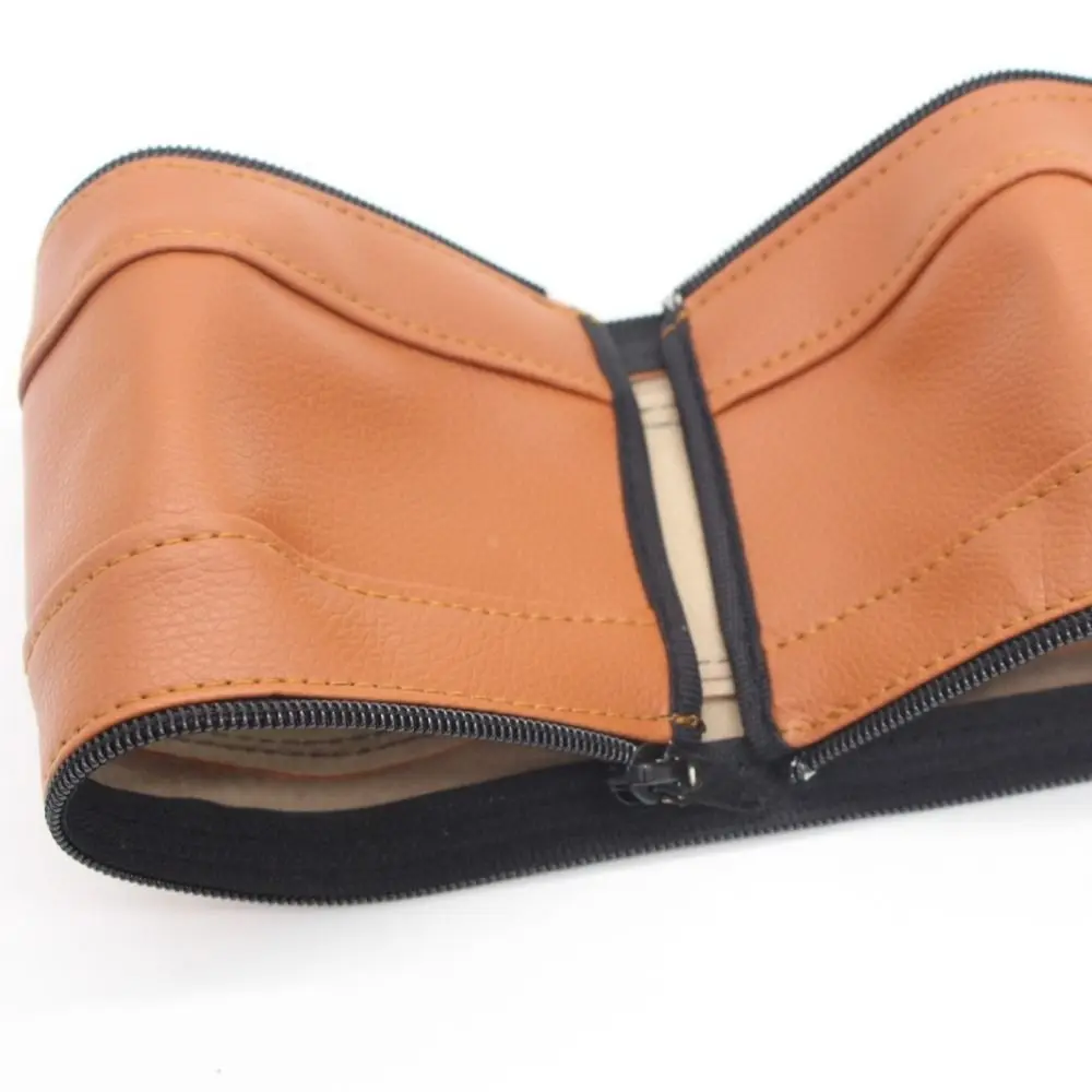 PU Stroller Handlebar Cover Zipper Style Universal Protective Glove Anti Slip Washable Armrest CaseStroller Bumper Accessories