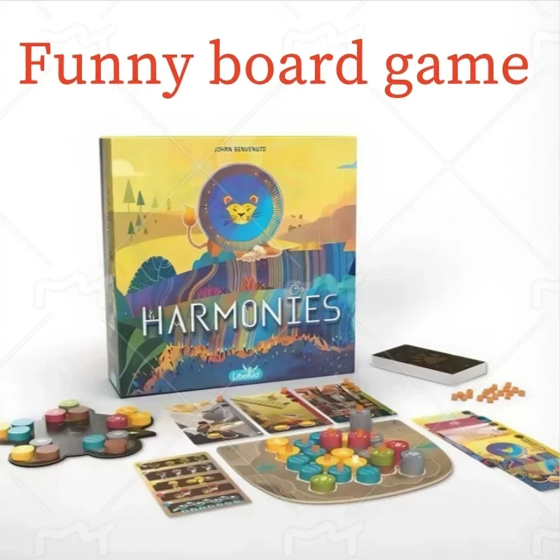 

14+ Harmonia Nexus strategic board game party game cooperative 1-4players family & friends 30-minute tactical liaison experience