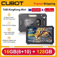 Cubot Tab KingKong Mini Android 15 Rugged Tablet 16GB(6+10) 128GB 10200mAh 8.68'' 90Hz Screen Camping Light 48MP Camera GPS Pad