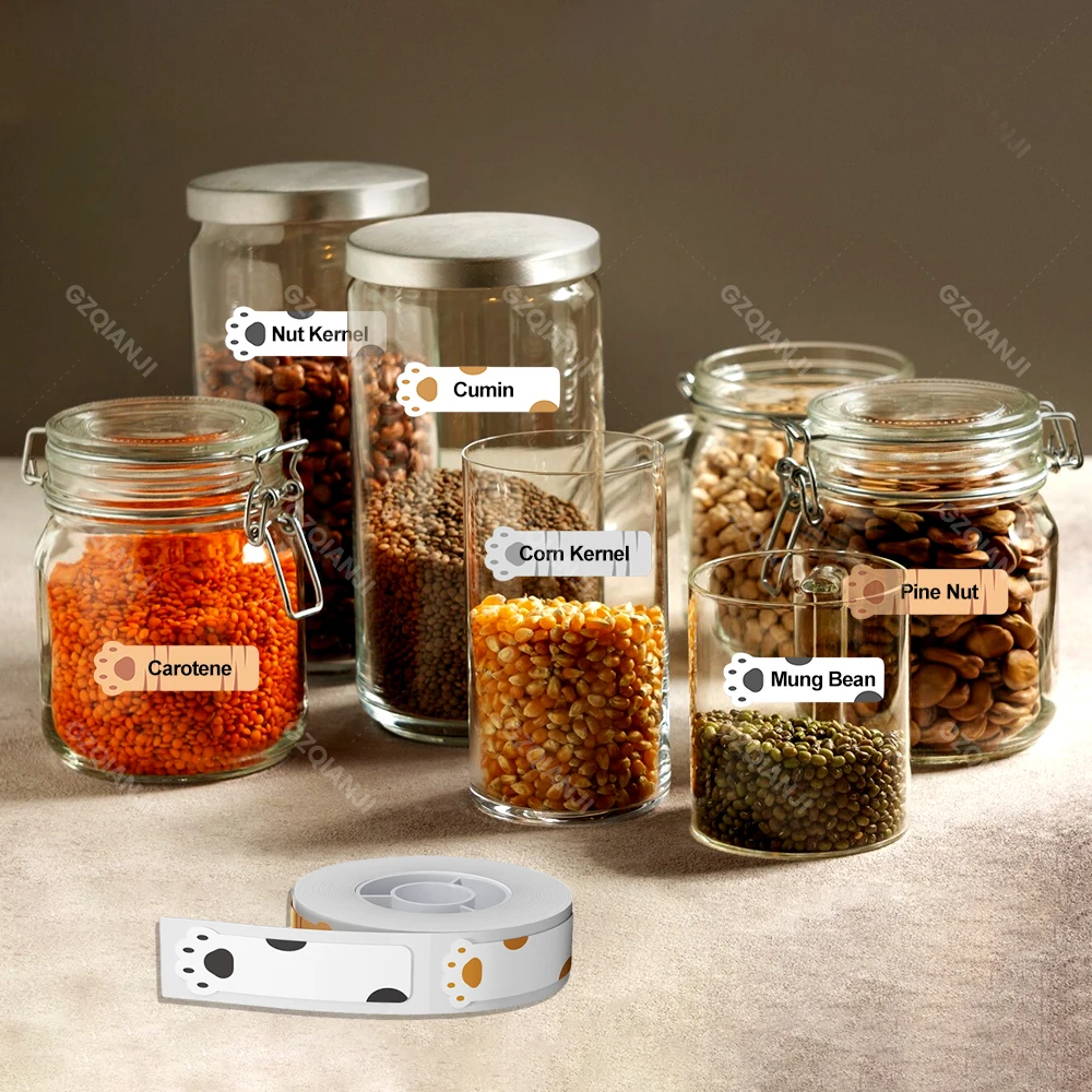 Niimbot Flower Pattern For D110/D11/D101 Smart Portable Label Printer Thermal Label Paper Waterproof Stickers Fast Printing