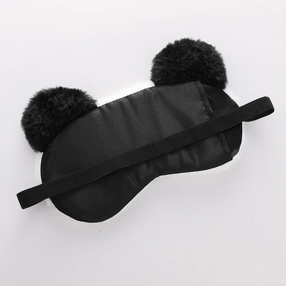 

1 шт., маска для глаз панды, эластичная регулируемая лента, удобная повязка на глаза для сна, блокирующая свет, мультяшный чехол для глаз для путешествий