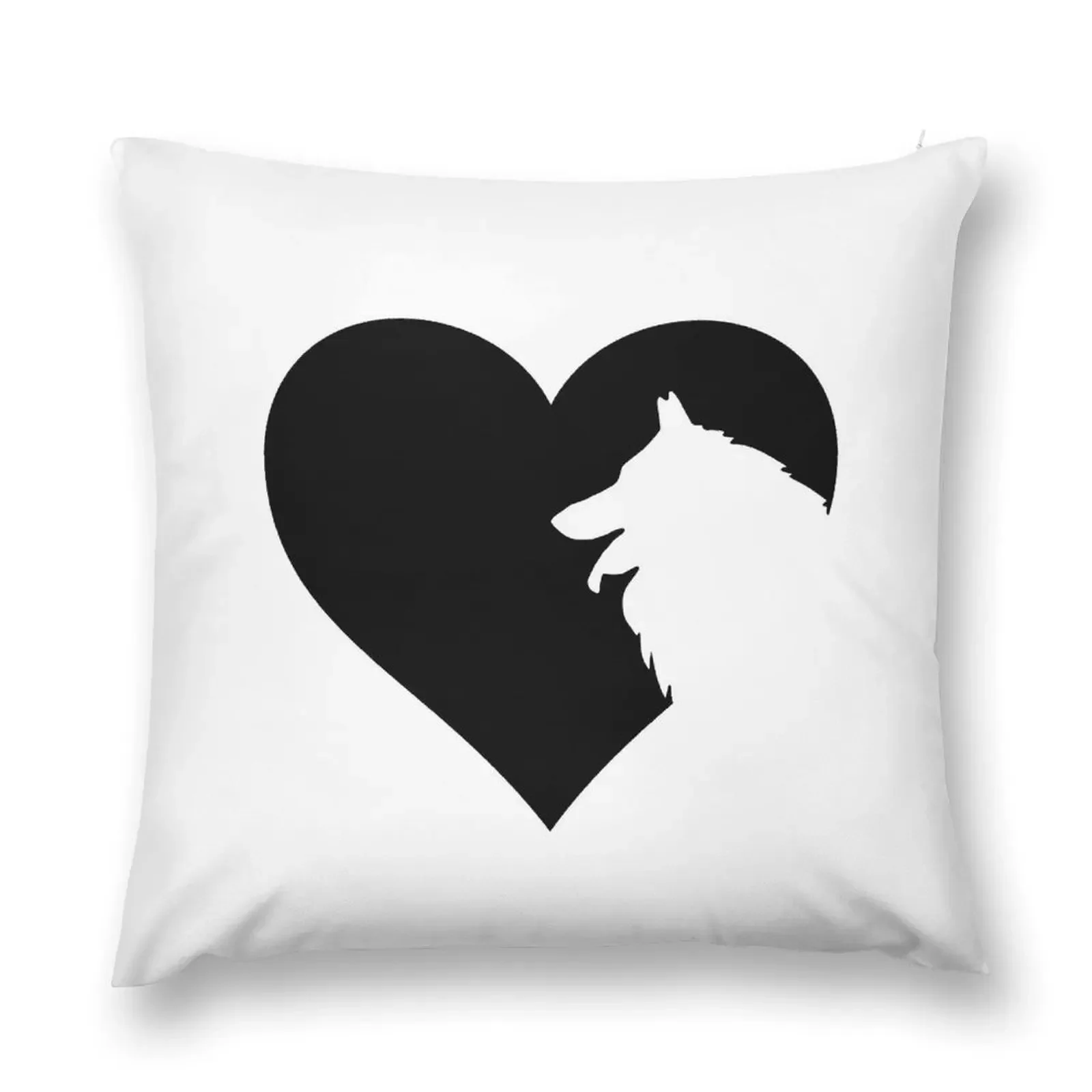 

The Heart of the Belgian Tervuren Lover Throw Pillow Pillowcases christmas pillow case Sofa Cushions pillow