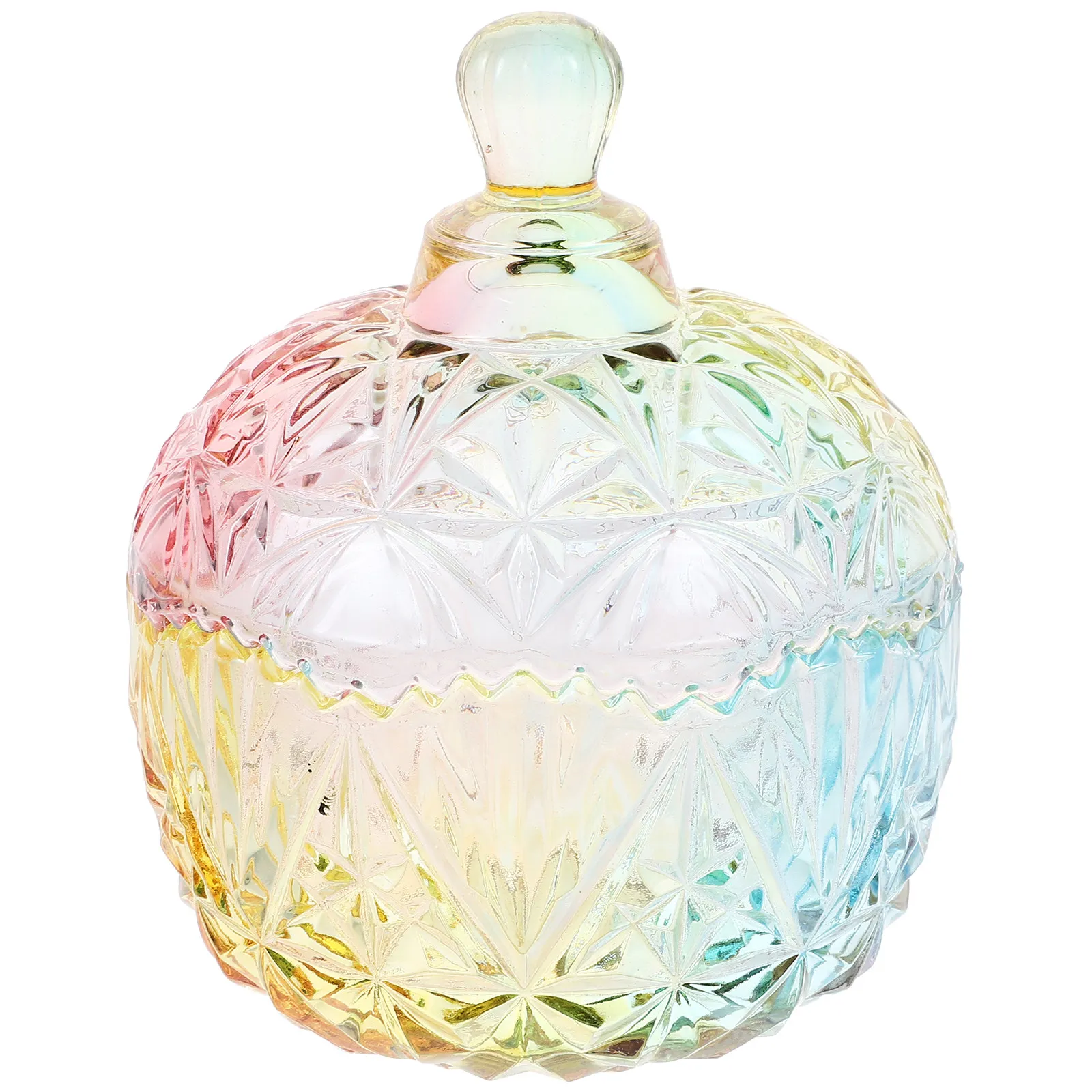 

Colorful Candy Jar Jewelry Storage Box Elegant Creative Small Trinket Organizer for Rings Earrings Gift for Women