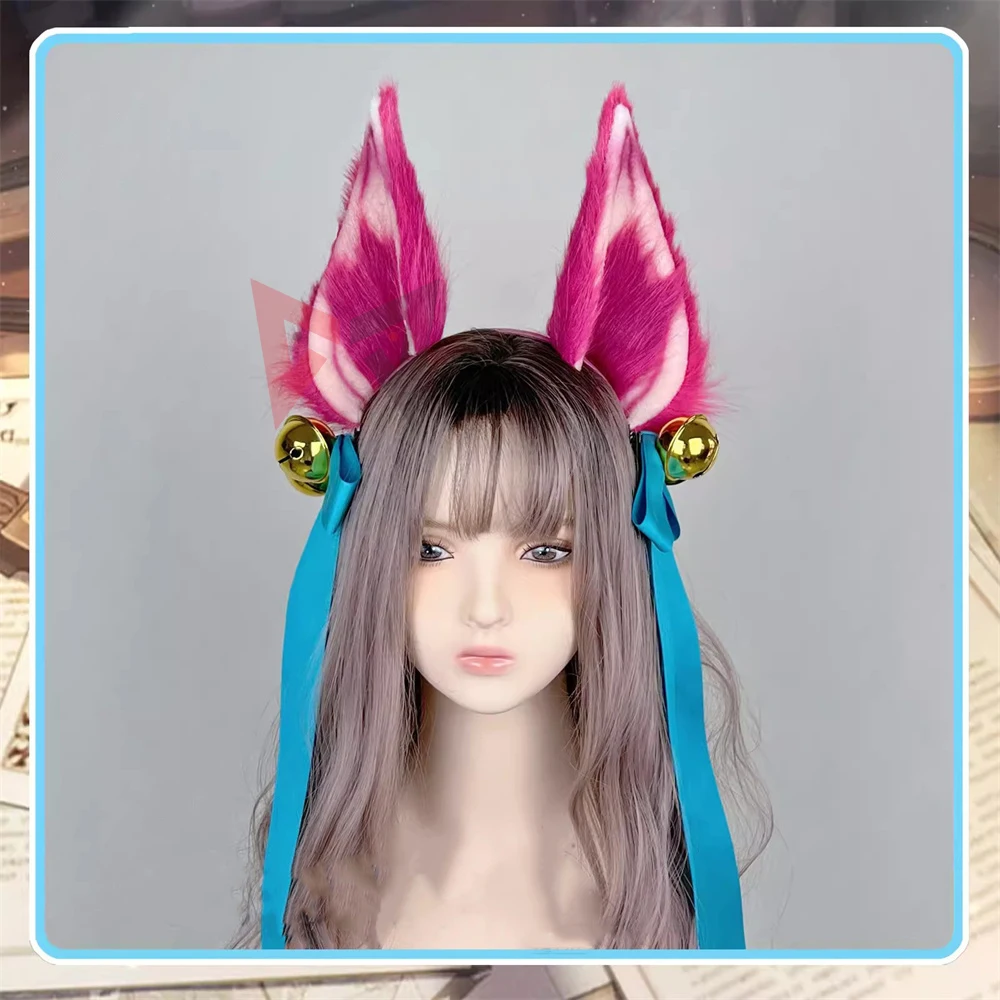 New Game Lol Spirit Blossom Cosplay Costume Accessories Fox Ears Hairhoop Bells To Choose Custom Made