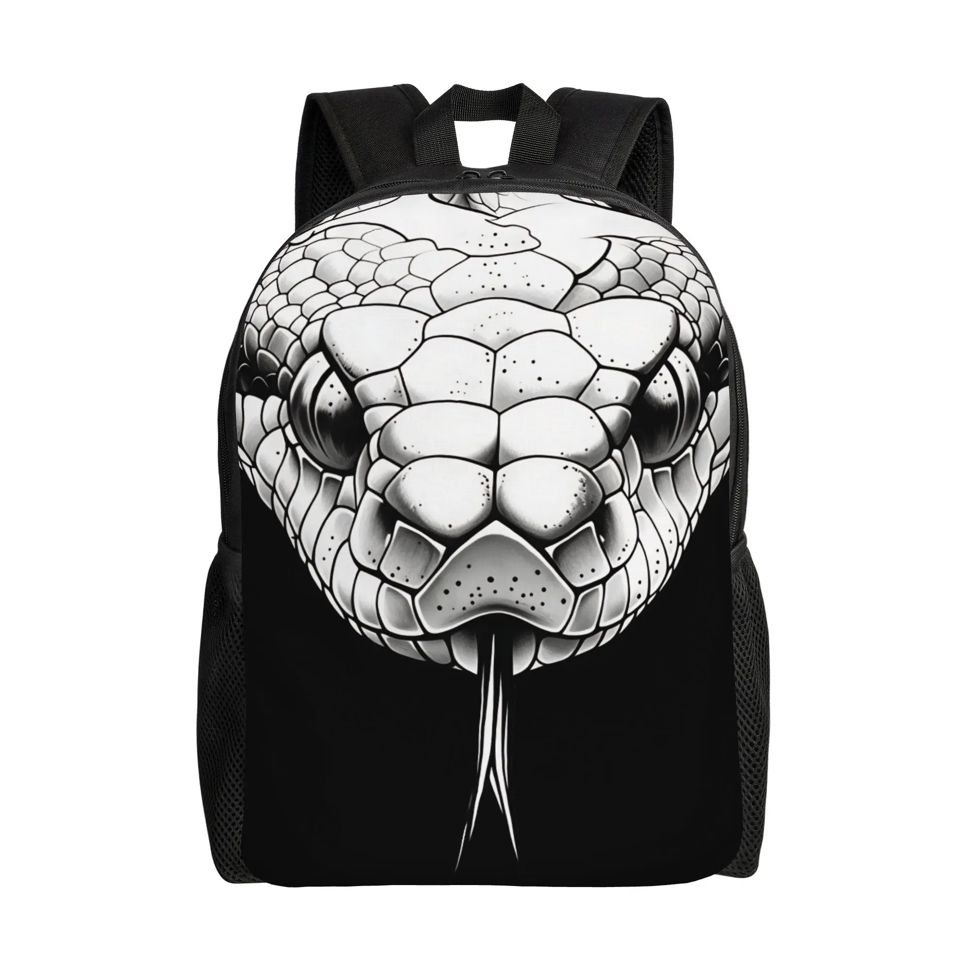 Snake Backpack  Trekking Backpacks Student Unisex Modern School Bags Colorful Breathable Rucksack