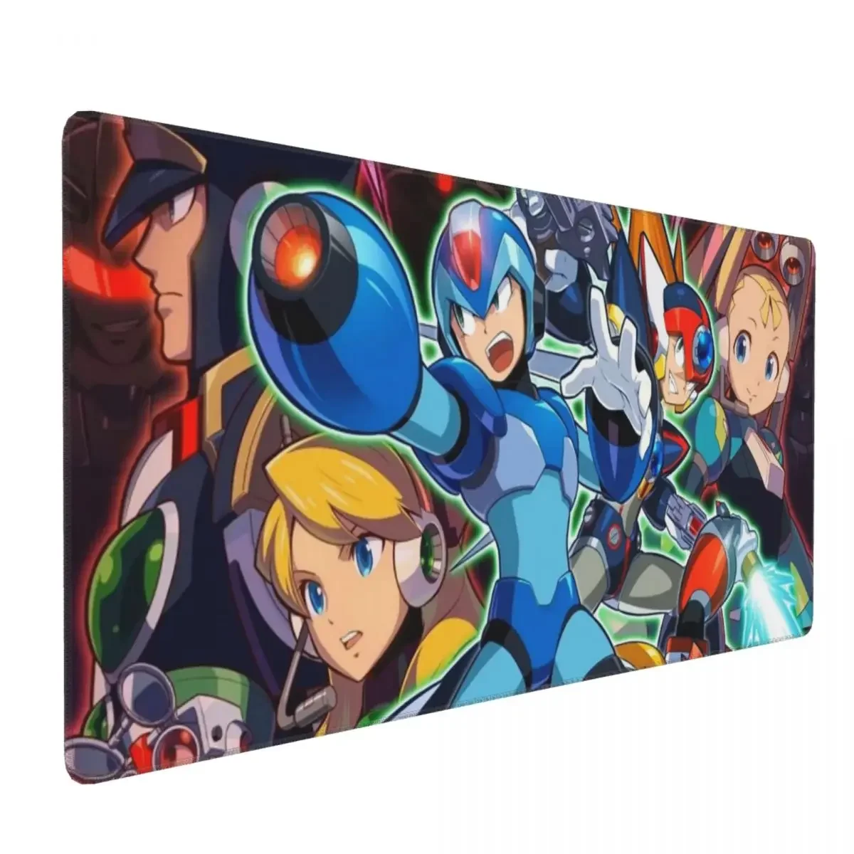 Megaman Video Game Mega Man Large Mouse Pad Computer Keyboard Mouse Mat Gamer PC Laptop Desk Mat Office Accessories Table Mats