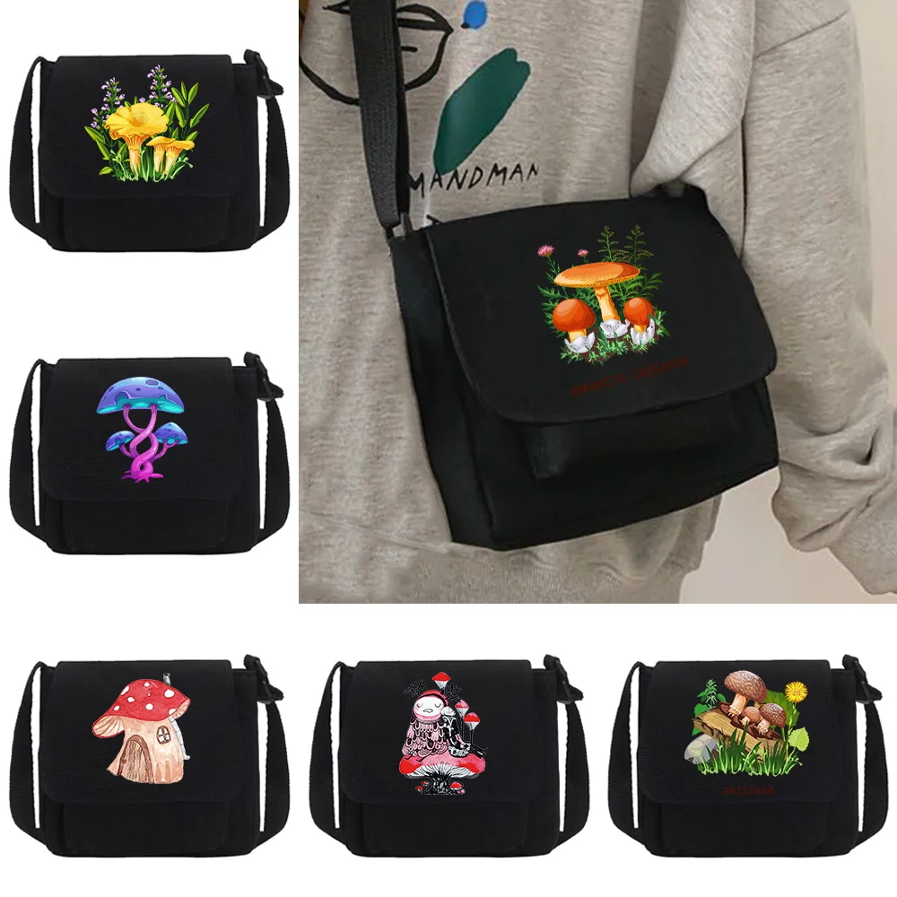 Nature Print Handbag Travel Organizer Crossbody BagsMessenger Shoulder Bag 2026 Women Casual All-match Canvas Postman Case