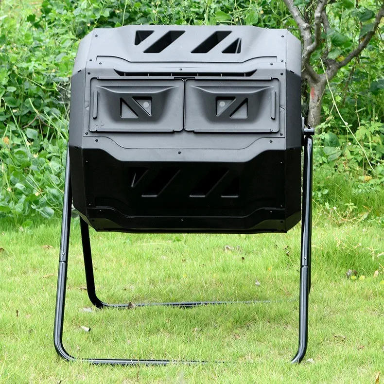 160L   Compost Bin for Garden, Kitchen Waste Disposal Bin for Rural Farms, High-Temperature Fermentation Degradation Bin