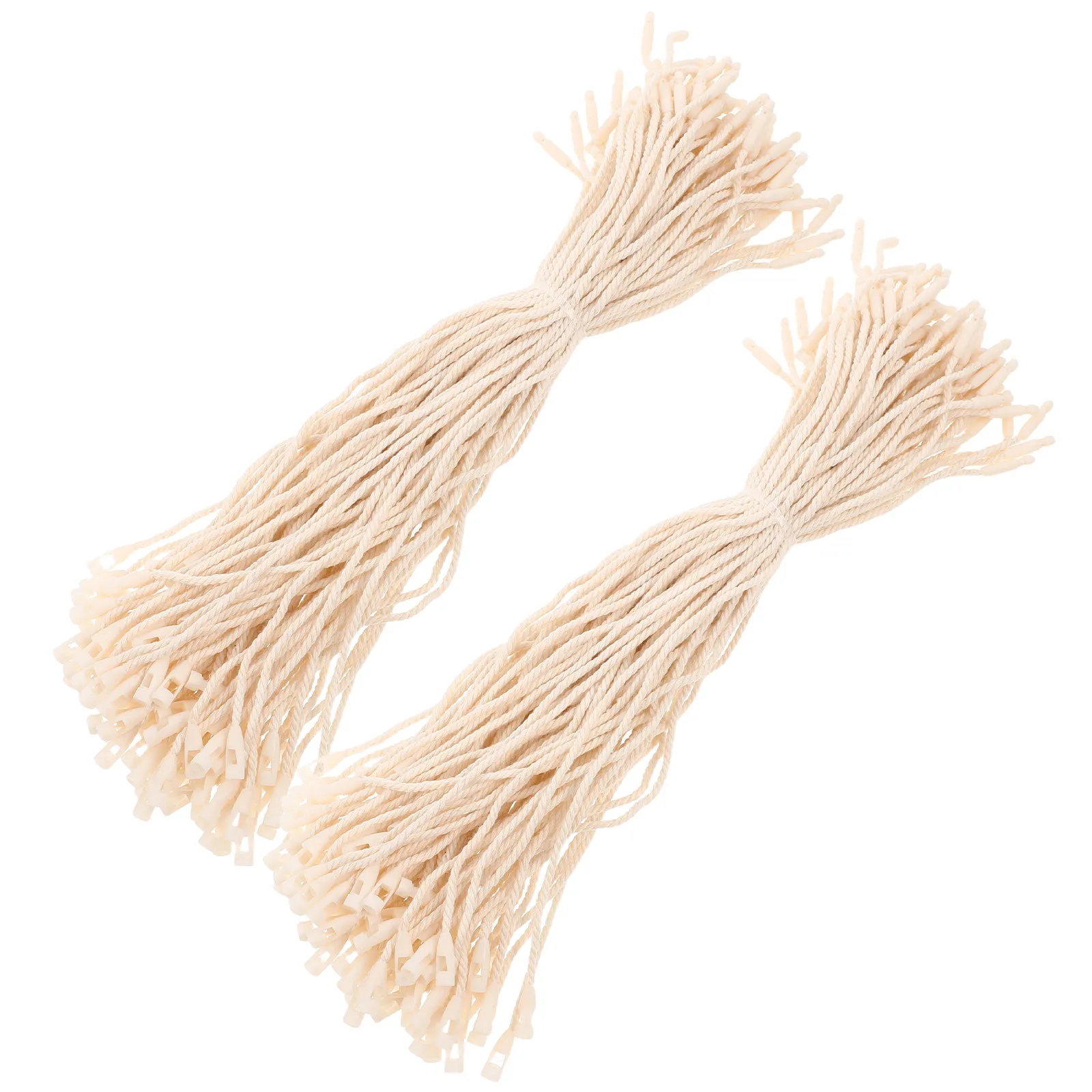 600 Pcs Christmas Tree Ornament Ropes Locking Cord Decoration Bauble Thread Hanger Snap Locks Halloween Hangers Cotton Rope