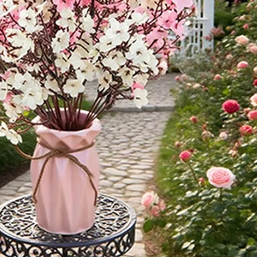 

10Pcs Artificial Flowers Silk Gypsophilas Small Bunches 5 Forks Home Rooms Table Decor Colorful Plants Wedding Outdoor Ornaments