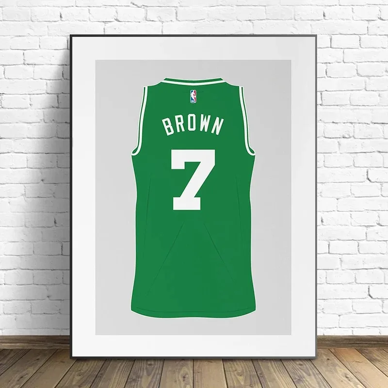 Athlete Jersey Number Posters and Prints Canvas Printing Modern Sports Star Signs Wall Art Picture for Living Room Home Decor