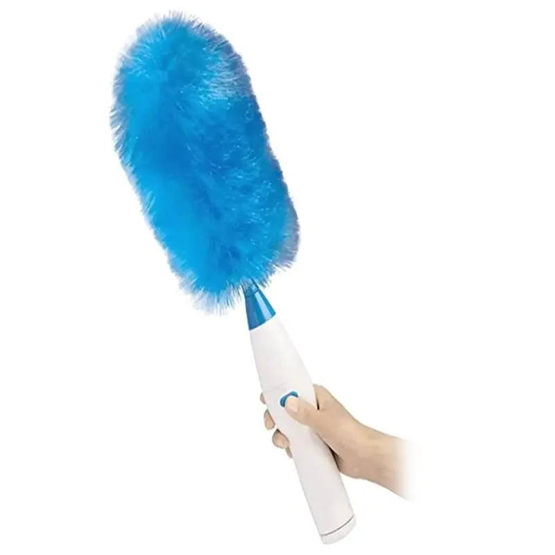 【OFF SHELF】Electric Dust Remover 360 Degree Rotation Rechargeable Cleaning Brush Large Handle Chicken Duster Home Use Tools