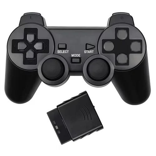 Controlador PS2 inalámbrico Sony para PS2/PS1 Gamepad doble vibración Shock Playstation 2 Joypad Joystick Controle USB PC