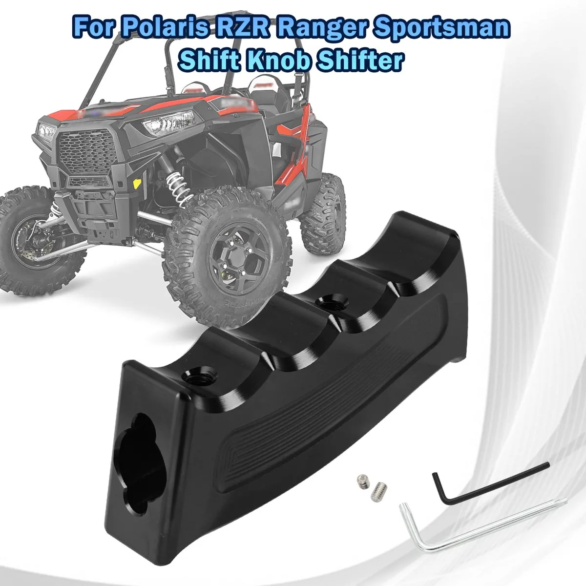 

Motorcycles Custom Billet Pistol Grip Shift Knob Shifter Black Billet For Polaris RZR XP 1000 900 570 RS1 Ranger Sportsman
