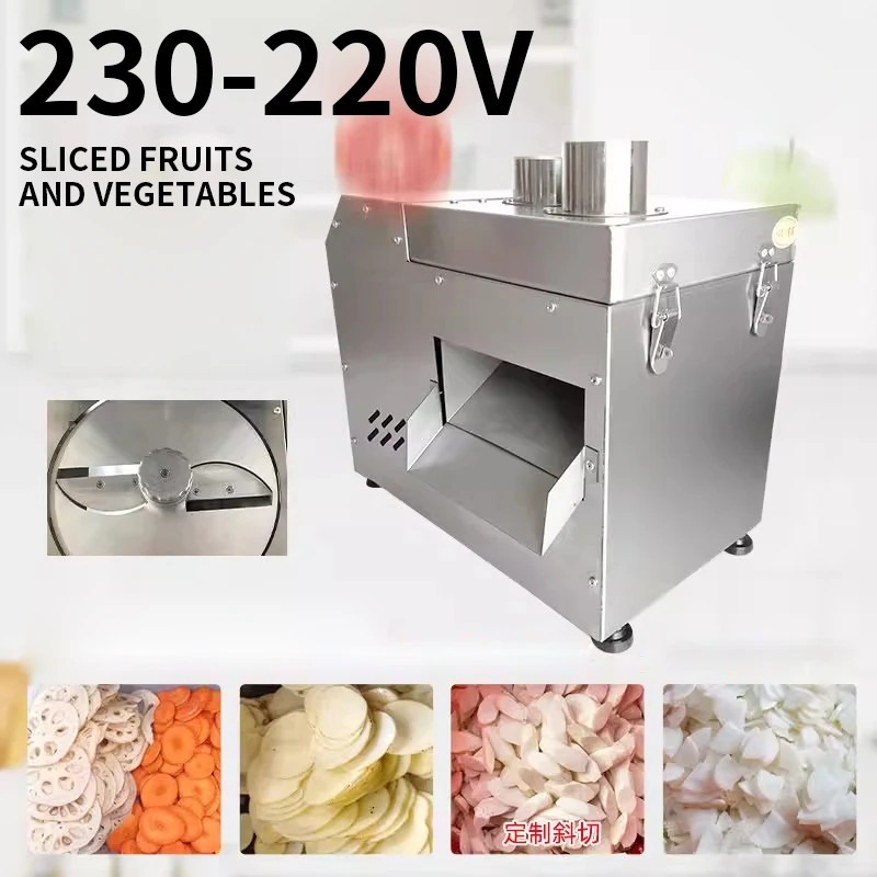 Patata comercial, raíz de loto, rebanadora eléctrica de frutas, limón, manzana, rábano, pepino, cortador de verduras grande