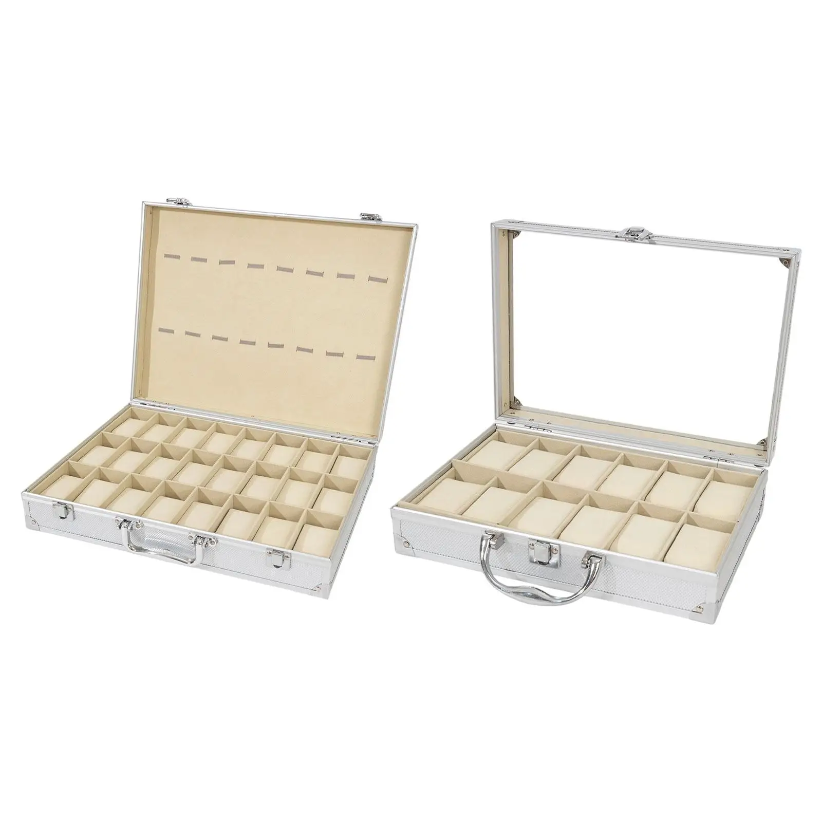 حقيبة حمل للساعة، منظم محمول، حامل مدمج، صندوق ساعة فاخر للرجال، عرض لهواة جمع الزوج والأب