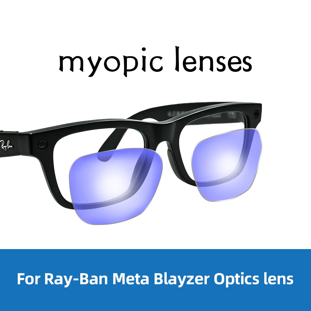 Customized Ray-Ban Meta Blayzer Optics Gen2 Myopia and Astigmatism Photochromic Lenses