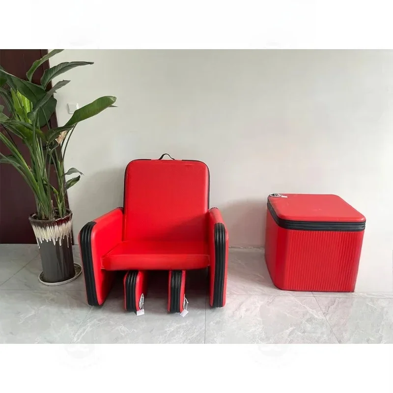 Outdoor Furniture Inflatable Durable Drip Seam Air Chair and Camping Table Set