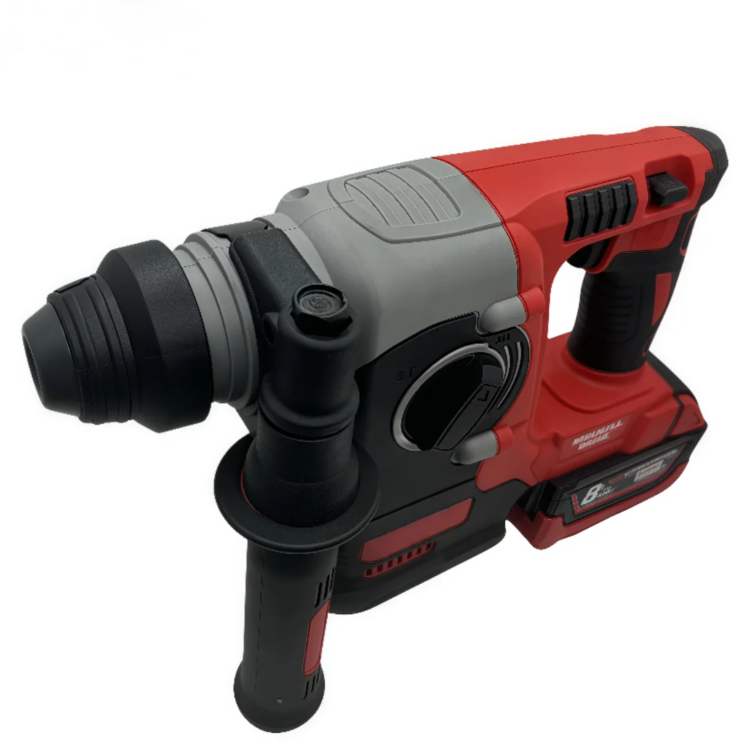 مثقاب مطرقة كهربائي بدون فرش قابل لإعادة الشحن مطرقة دورانية لاسلكية أداة الحفر والإزميل لبطارية ميلووكي M18