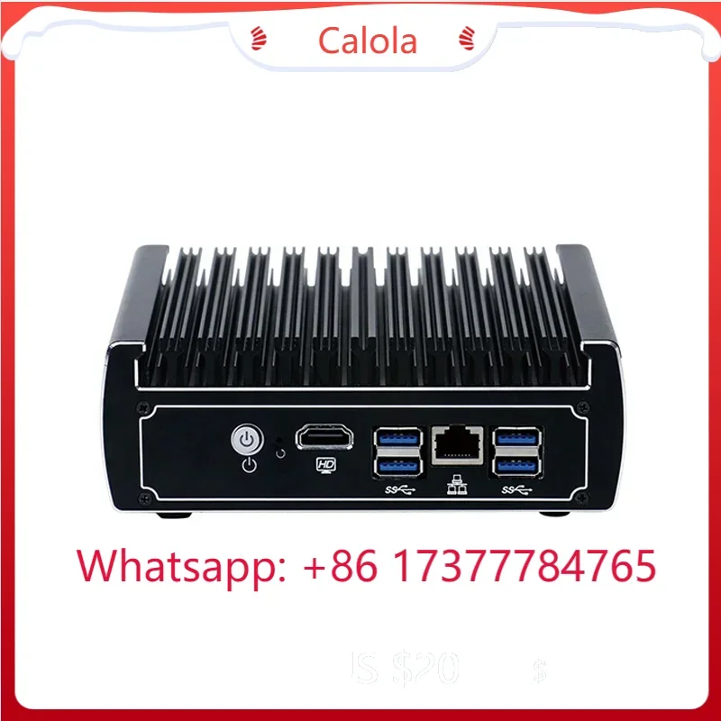 

Поддержка вставки SIM-карты Внешний промышленный блок-компьютер с локальной сетевой локальной сети 6*1000M