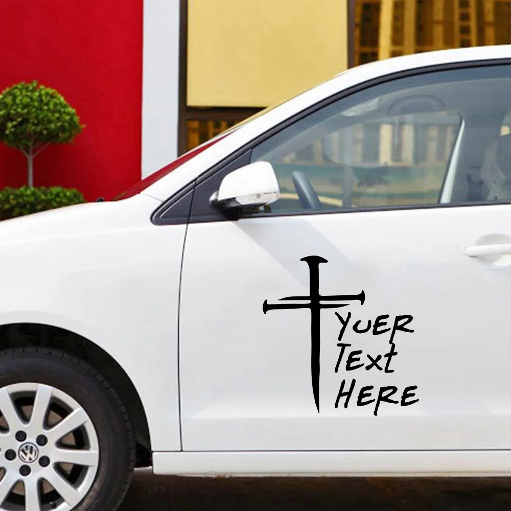 1pc Fashion Customized Name Auto Stickers On The Car For Doorhandle Custom Text For Chevrolet Cruze Cruz Sports Styling Auto