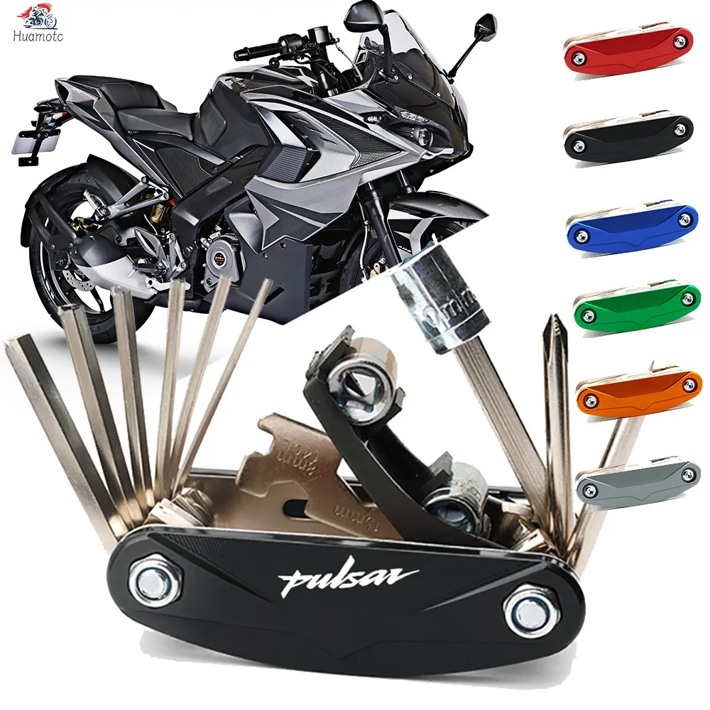 ل Bajaj Pulsar 200 NS/200 RS/200 AS 200RS دراجة نارية مجموعة أداة إصلاح مفك مجموعة اكسسوارات أداة متعددة الوظائف #1