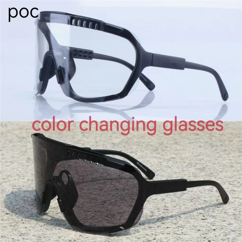 POC Devour Photochromatische Fahrradbrille Rennradbrille Winddicht UV400, MTB Anti-Fog-Brille mit Nasenpolster – Detail 14