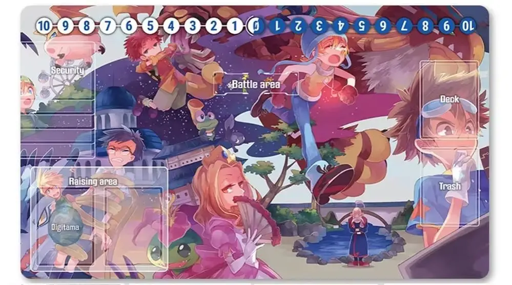

Настольная игра Digimon Playmat, размер 60X35 см, игровые коврики, совместимые с DTCG - 2648766