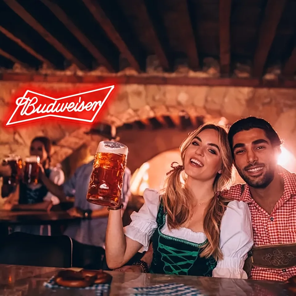 バドワイザーロゴビールバーネオンサインバーネオンビールライトサイン