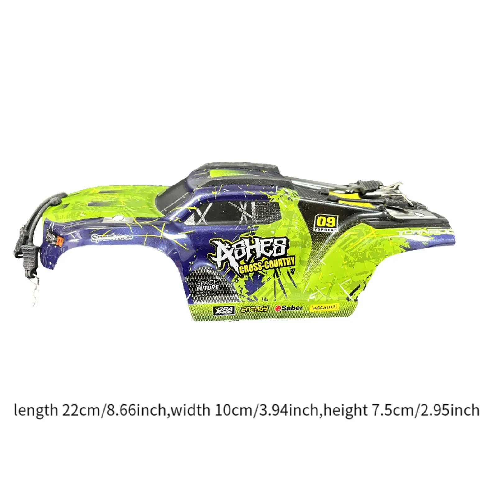 1/18 RC Car Body Shell Frame Przenośny zamiennik dla 18101 18108 RC Car Toy