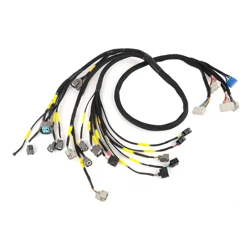 New! New Tucked Engine Harness For 92-00 Honda Civic Integra B16 B18 D16 EK EG EM Engine Motor Wiring Harness CNCH-OBD2-1 FIC25