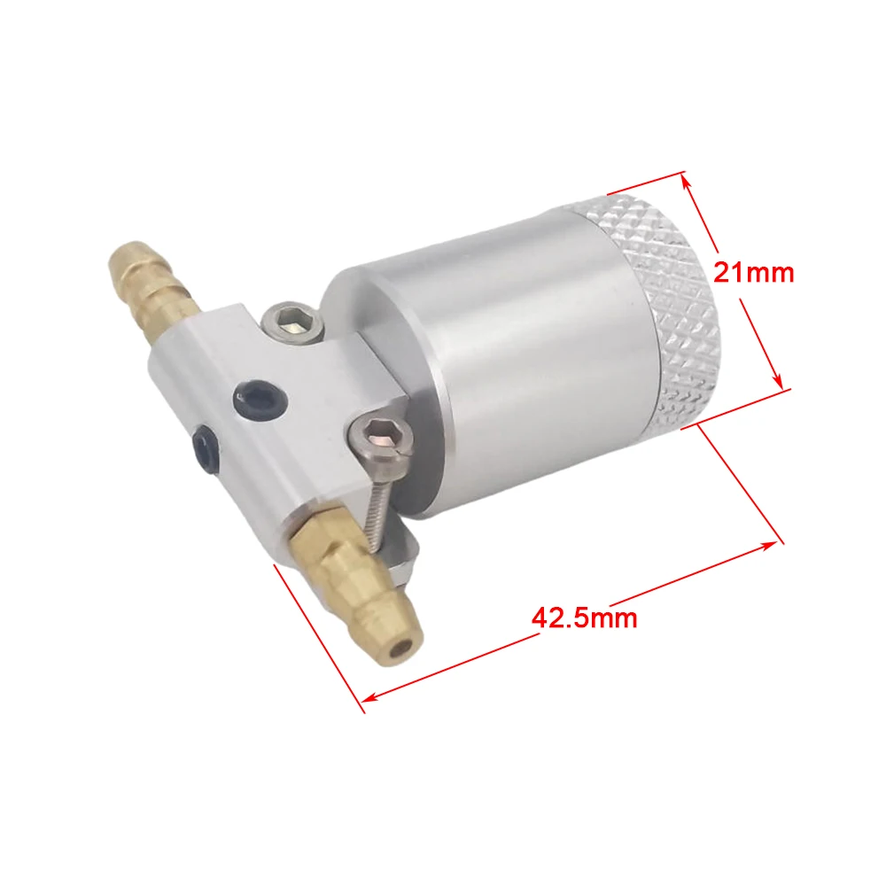 RC Boat Oil Cup 2-Ways Lubricant Container for Gas Nitro Engine RC Racing Boat Speed Mono Catamaran FSR-V