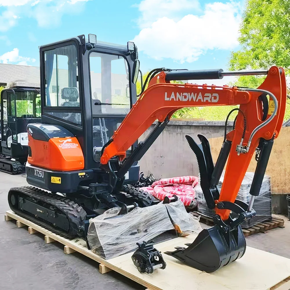 Factory Deal 2.5 Ton Mini Excavator Customized Euro 5 EPA Crawler Mini Digger Excavator 1.8 Ton Optional KUBOTA Engine Excavator