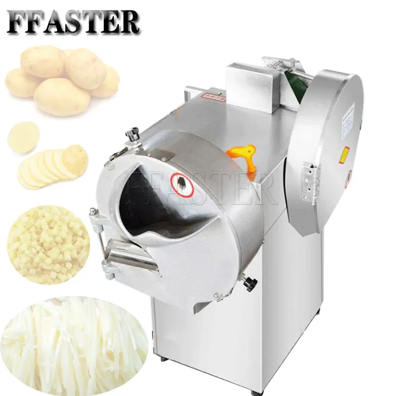 Vegetable Cutting machine Shredding For Radish Onion Ginger Garlic Eggplant Potatoes Double-Head Vegetable Cutter Machine