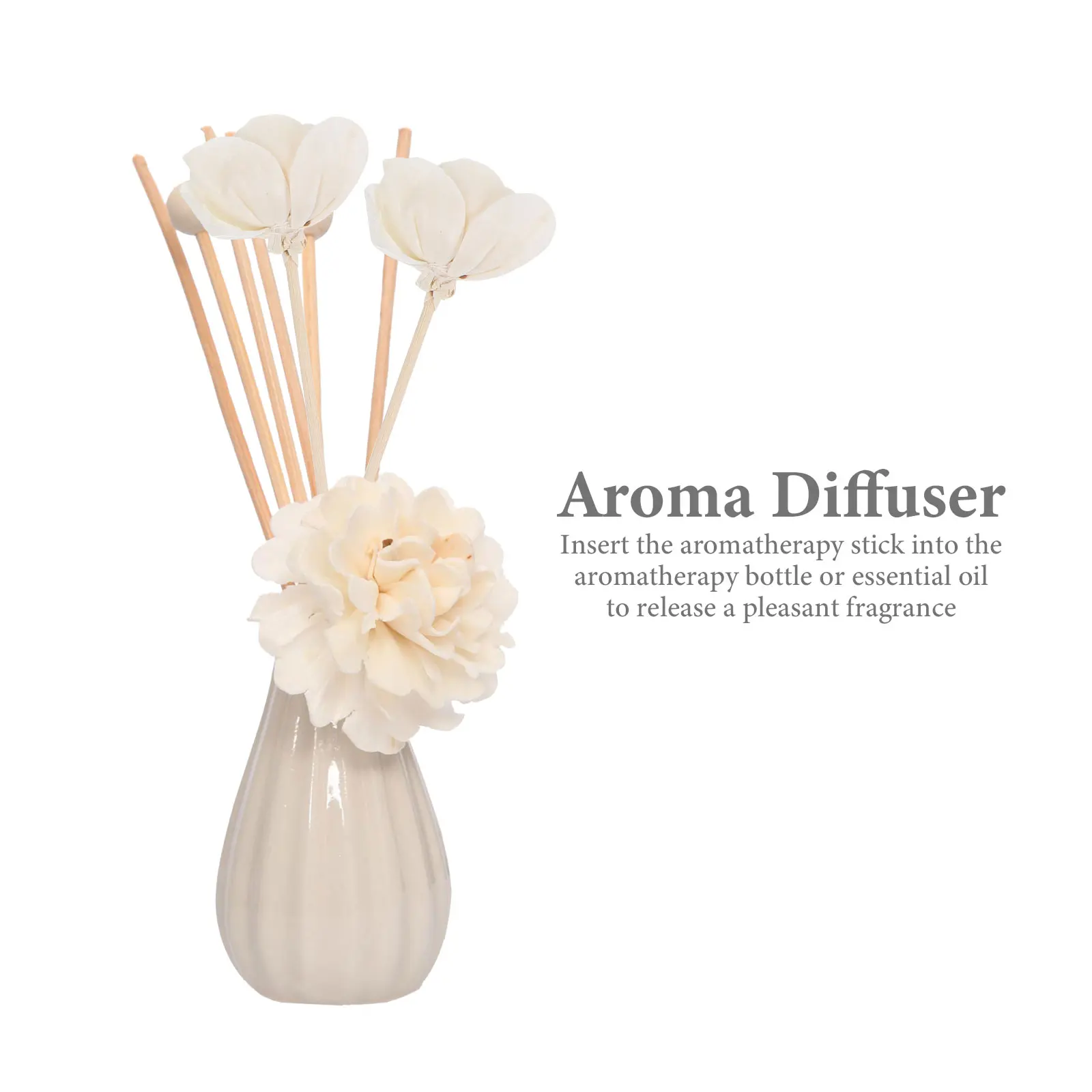 

6pcs Aromatherapy Diffuser Sticks Fake Reed For Home Fragrance Essential Oil Volatile Rods Fire-Free Scented Stick Decorative