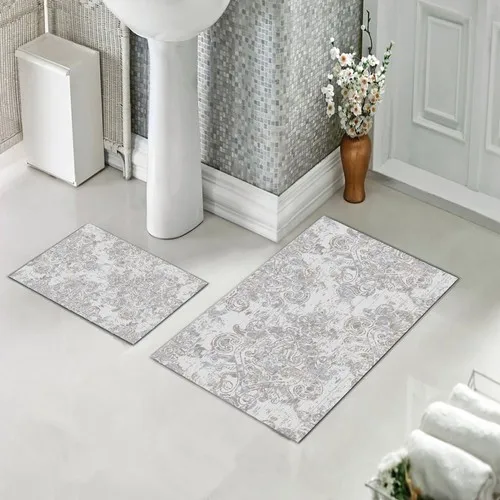 Halıforum Bath Mat Dual Toilet Seat Pad Non-Slip Bottom Bhs-463