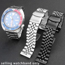 Solid stainless wristband for Seiko steel watch strap abalone series turtle srpa21 srp777 srpc25 srp773 Bracelet 22mm watchband