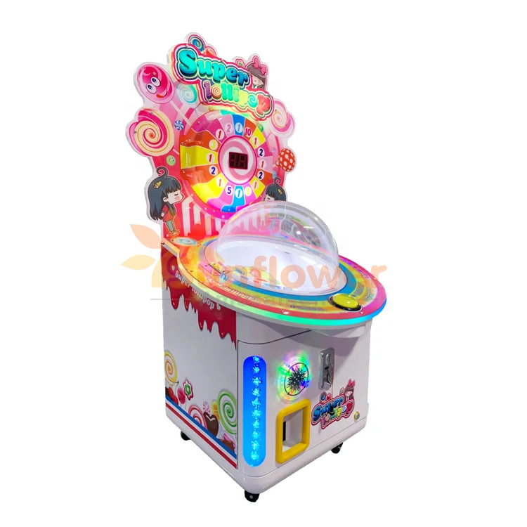 

Hot Sale Shopping Mall Super Lollipop Indoor Coin Operated Games Vending Machine