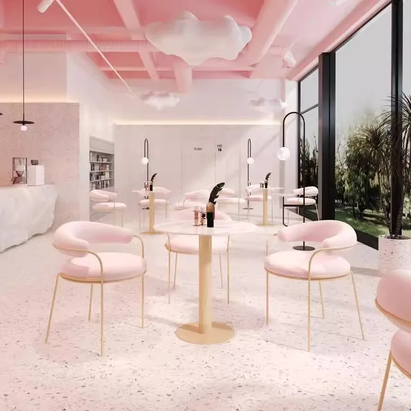 Reception negotiation table and chair combination