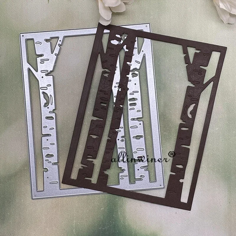 

Tree rectangular frame Metal Cutting Dies Stencils For DIY Scrapbooking Decorative Embossing Handcraft Die Cutting Template