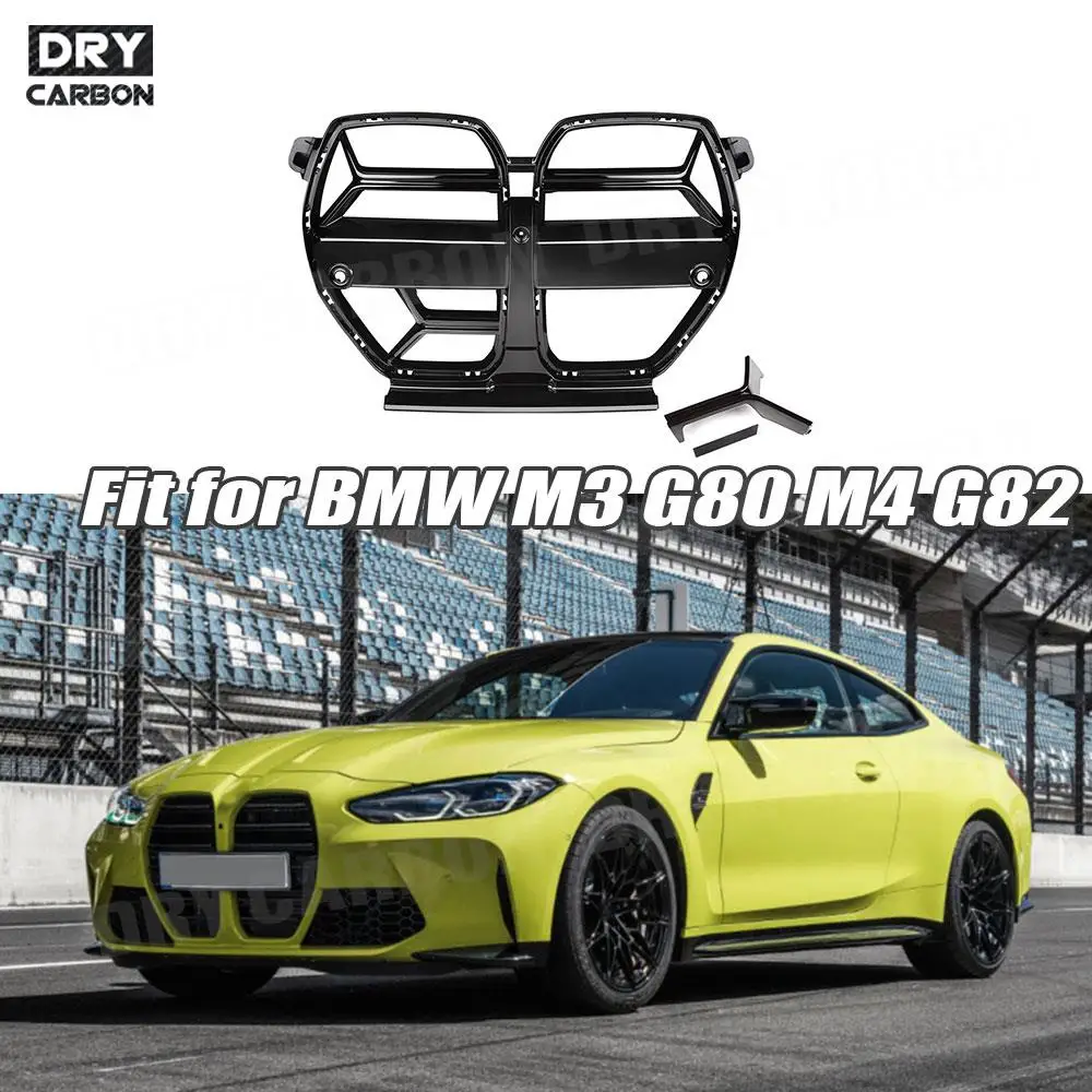 

Gloss Black Front Bumper Racing Grille for BMW M3 G80 M4 G82 G83 2020+ Bumper Mesh Frame Facelift Tuning Car Styling Accessories